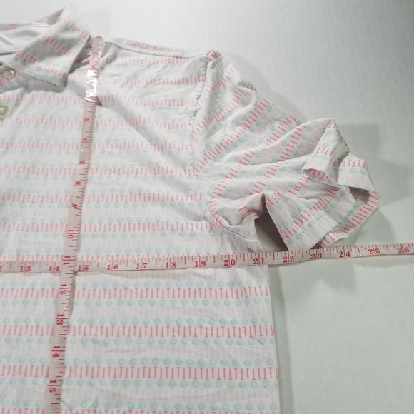 Southern Tide Performance Polo Shirt Mens Medium M Golf Stretch Loud - Picture 10 of 11